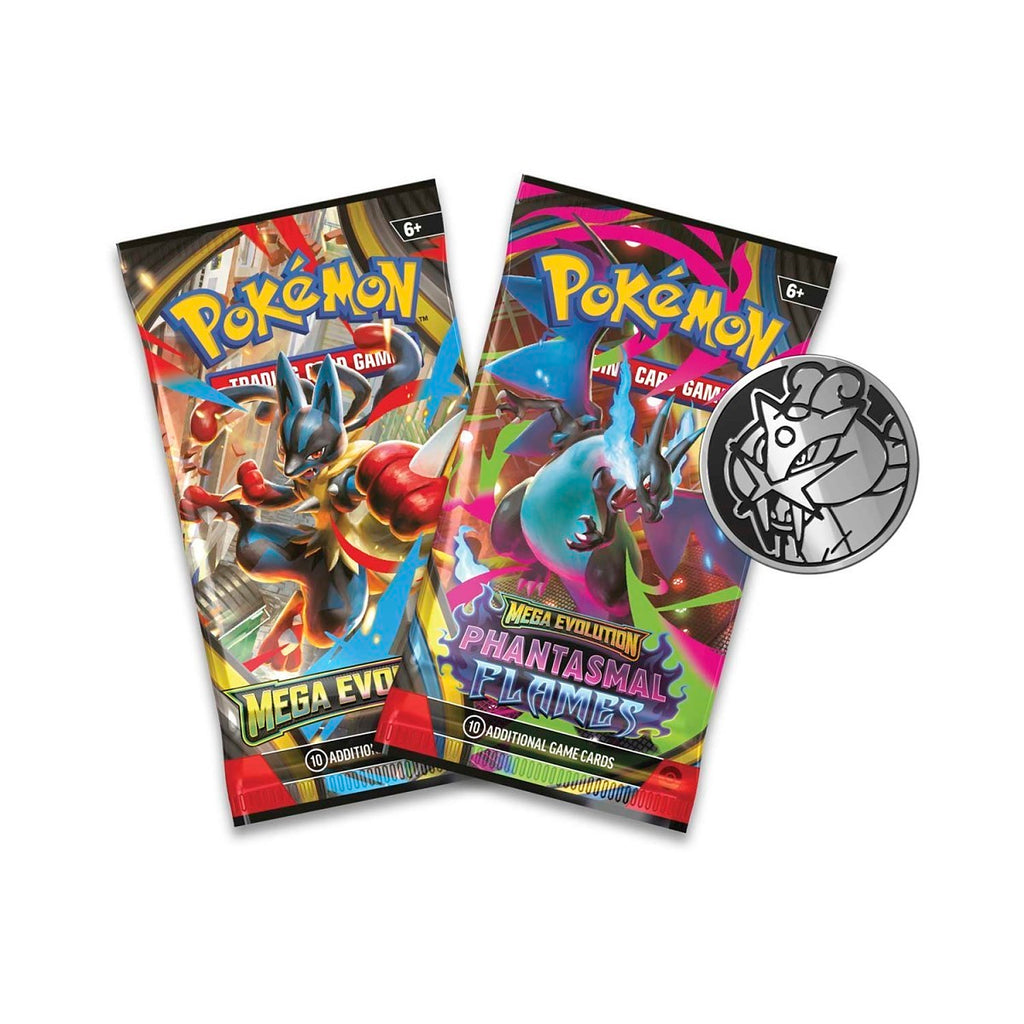 Mega Evolution: Raikou Card, Coin & 2 Booster Packs