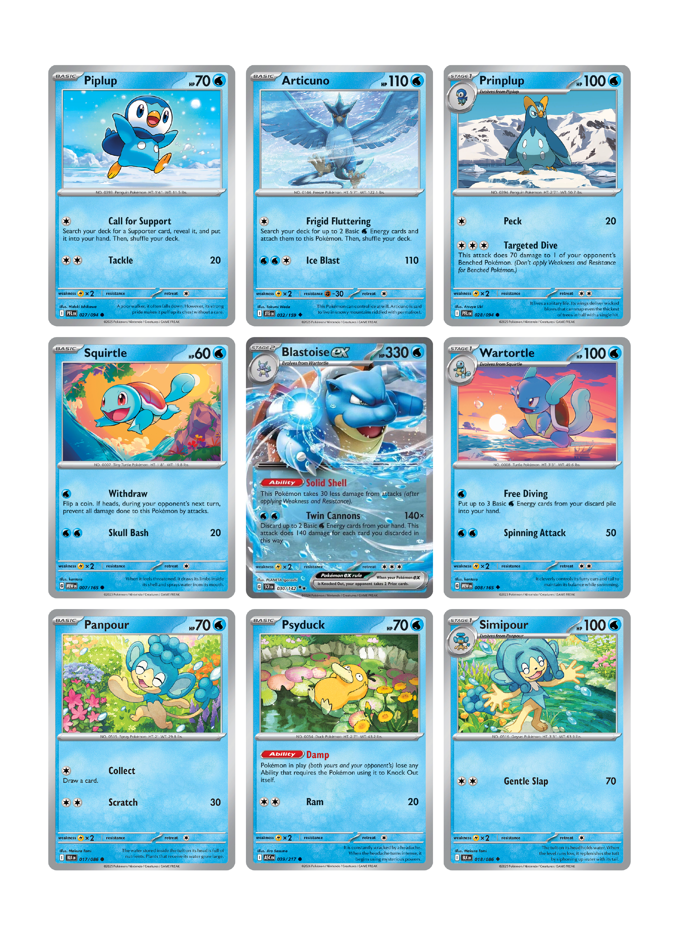 Blastoise ex Page