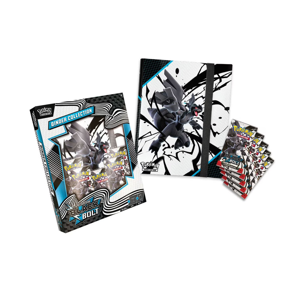 Black Bolt & White Flare Binder + Poster Collection (2 pack)